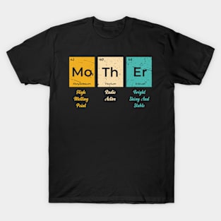 Womens Mother Periodic Table Elements of a Mother's Day T-Shirt